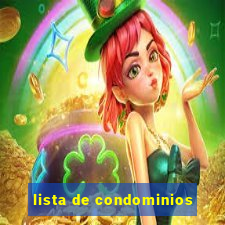 lista de condominios